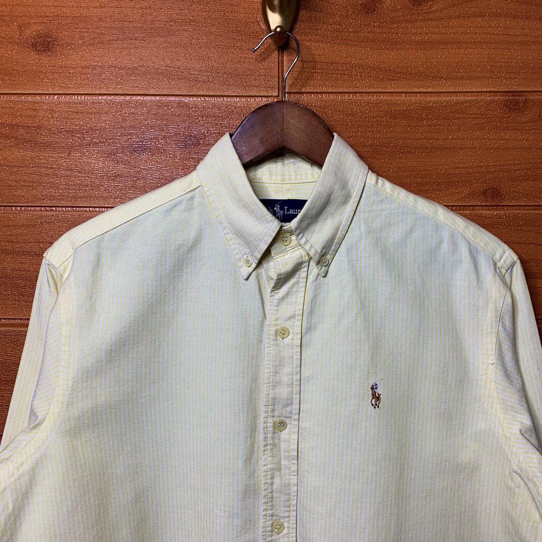 Ralph Lauren RL Striped Button down (Category: Formal Shirts) located in Quezon City. Submitted by donklasiko (Listing ID 1461558381, Image 3). Description: Condition: 9.5+/10 Pristine condition Issue: non Refer to the dimension 🤗 PM FOR MORE DETAILS NO RETURN, NO EXCHANGE & NO REFUND! ✅I ALSO ACCEPT TRADE/SWAP TO ANYTHING JUST DROP YOUR OFFER Please manage your expectations, this is a secondhand item. What you see is what you get 😊 💵MOP: GCAS