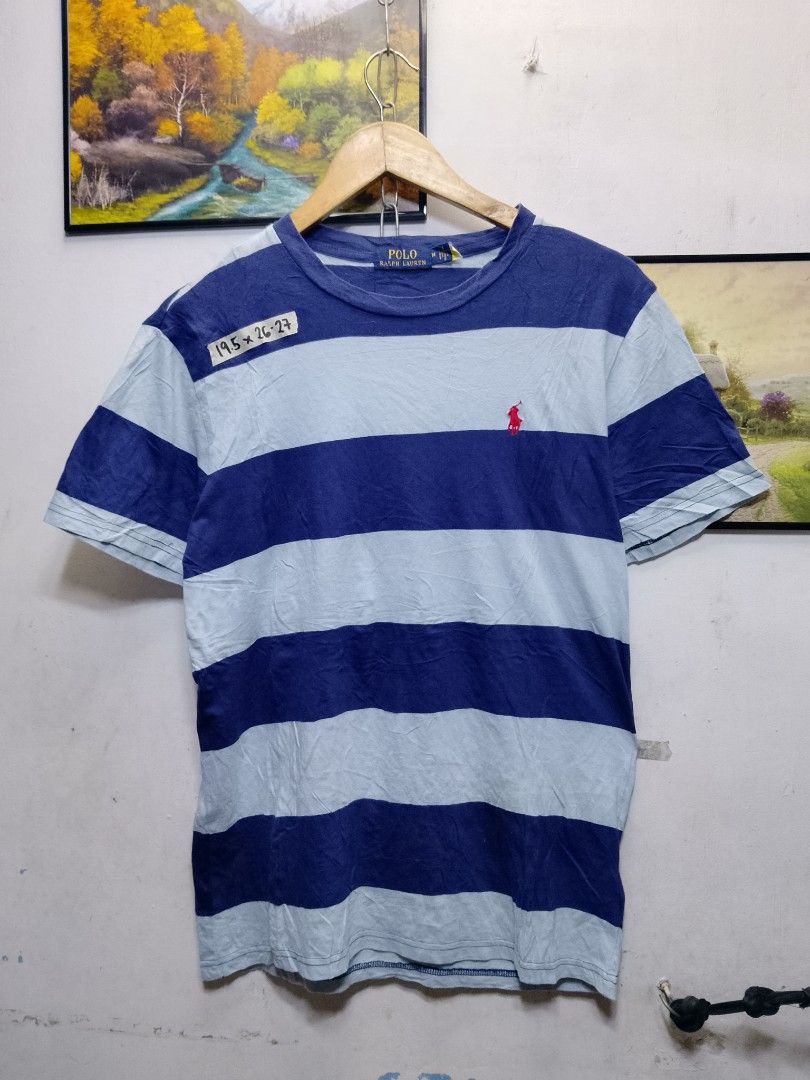 Ralph Lauren stripe tee (Category: Tshirts & Polo Shirts ) located in Valenzuela. Submitted by joshwrldselection (Listing ID 1461556324, Image 1). Description: medium very good condition sign of use only thrift..