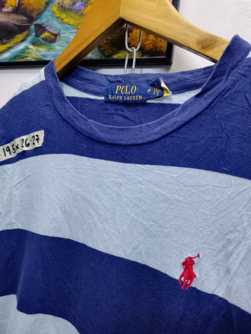 Ralph Lauren stripe tee (Category: Tshirts & Polo Shirts ) located in Valenzuela. Submitted by joshwrldselection (Listing ID 1461556324, Image 2). Description: medium very good condition sign of use only thrift..