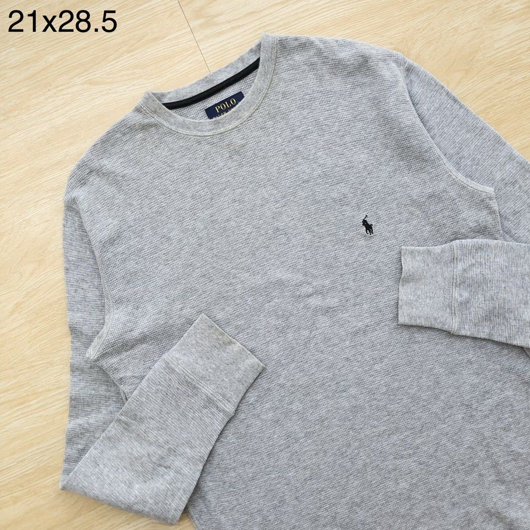 Ralph Lauren Waffle Knit sweater (Category: Tshirts & Polo Shirts ) located in Cavite. Submitted by nicepicker (Listing ID 1461524453, Image 2). Description: Size on Tag: Medium Dimension: 21 x 28.5 Condition: 9.5/10 Flaws: None .