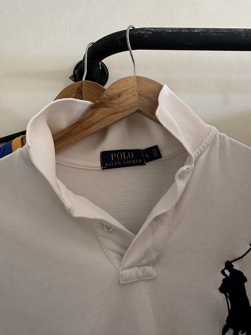Ralph Lauren White Big Pony Polo (Category: Tshirts & Polo Shirts ) located in Bulacan. Submitted by rccurated._ (Listing ID 1461364372, Image 2). Description: Cut wash tag 19.5x27.