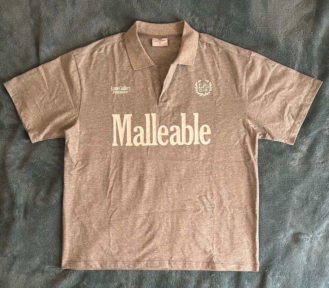 Random Oversized "Malleable" Polo Shirt🥶🥶 (Category: Tshirts & Polo Shirts ) located in Subic. Submitted by hnrblethrift7 (Listing ID 1461344420, Image 3). Description: Malleable:capable of being shaped, hammered, or pressed into a new form without breaking, or easily influenced and adapted by others. Size medium on tag kasya large 👌 W22.5L27.