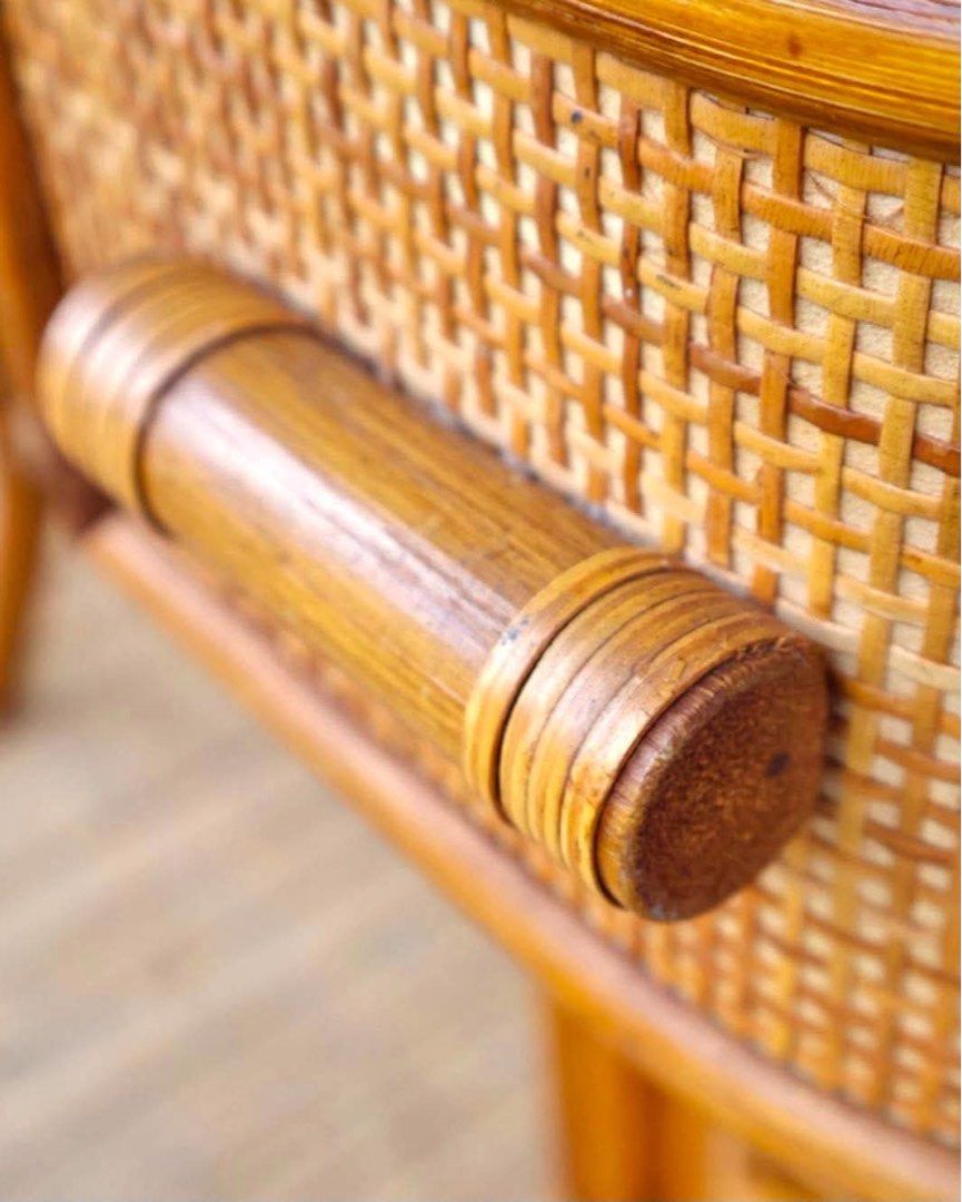 RATTAN VANITY DRESSER (Category: Tables & Sets) located in Manila. Submitted by jerichocal17856 (Listing ID 1461435217, Image 3). Description: JAPAN SURPLUS FURNITURE RATTAN VANITY DRESSER Size 32L x 17W x 27-55.5H in inches (AS-IS ITEM) *Minimal Scratch Only IN GOOD CONDITION.