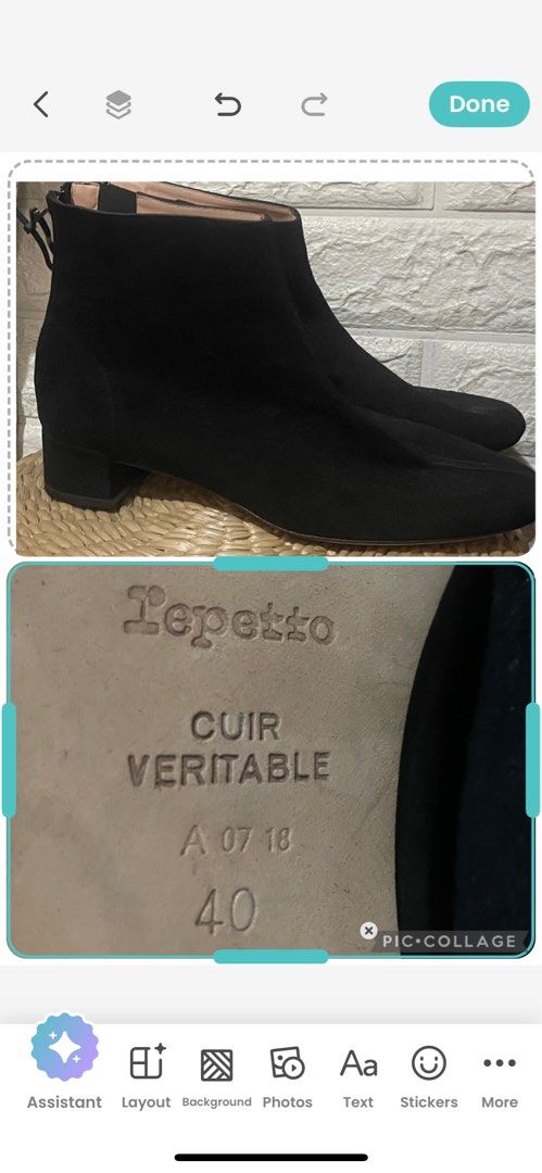 Repetto Suede Boots (Category: Boots) located in Batangas. Submitted by norskieshoppe (Listing ID 1461423899, Image 1). Description: Sale!!! Sz 10 or 27 cm no flaws so nice in actual .