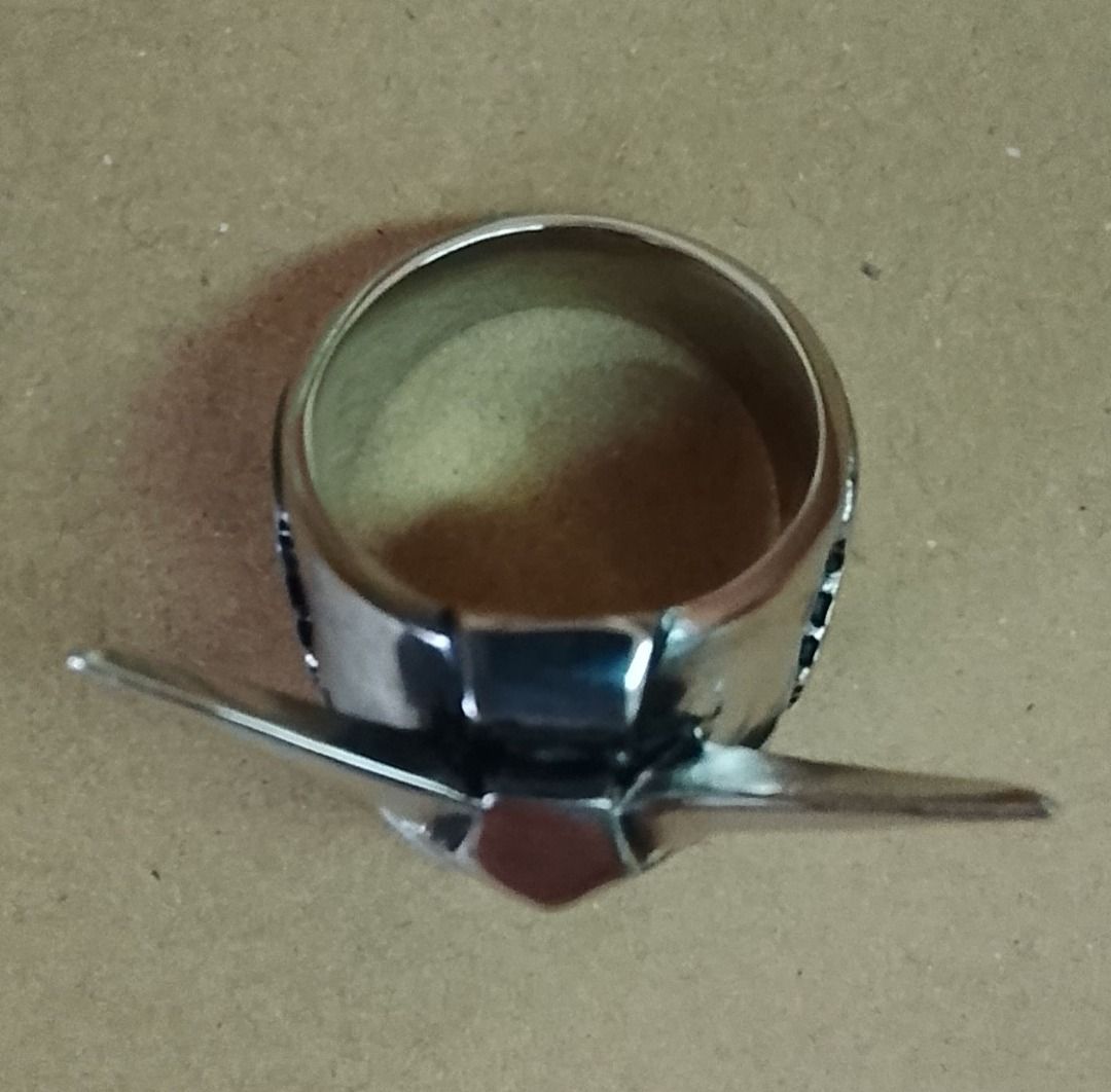 Gundam Head Style Ring [RX-78-2 Gundam] (Category: J-Wave Merchandise) located in Makati City. Submitted by newtypecollectibles (Listing ID 1461330668, Image 3). Description: - Unused -There are some initial scratches/imperfections - What you see is what you get Php 1,500 [LAST price].