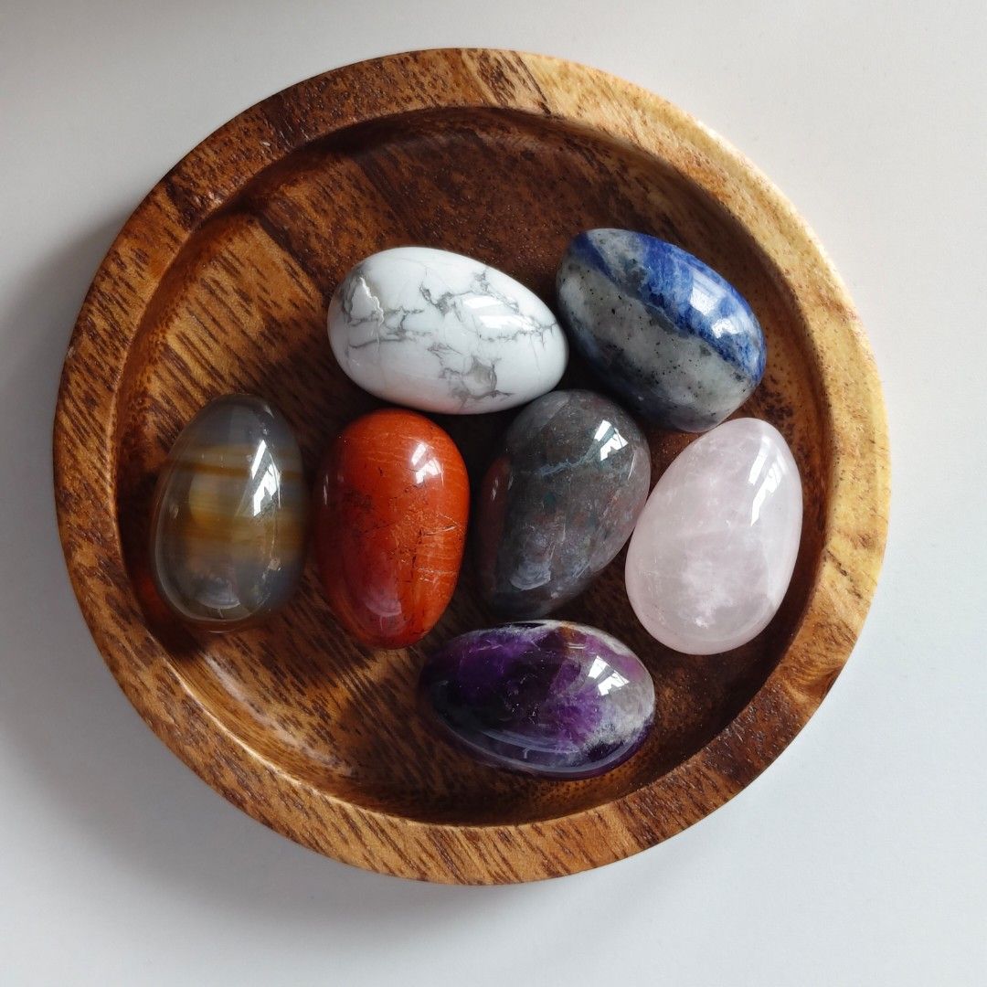 Natural Crystal Egg 3cm (Category: Everything Else Others) located in Manila. Submitted by sagesoulscribblesstones (Listing ID 1461333359, Image 3). Description: ✨ Welcome new beginnings with our Natural Crystal Eggs! ✨ ​The egg shape has long been celebrated as a universal symbol of creation, transformation, and fresh starts. Crafted from genuine gemstones, these polished stones are the perfect daily companion for your journey of rediscovery. ​W