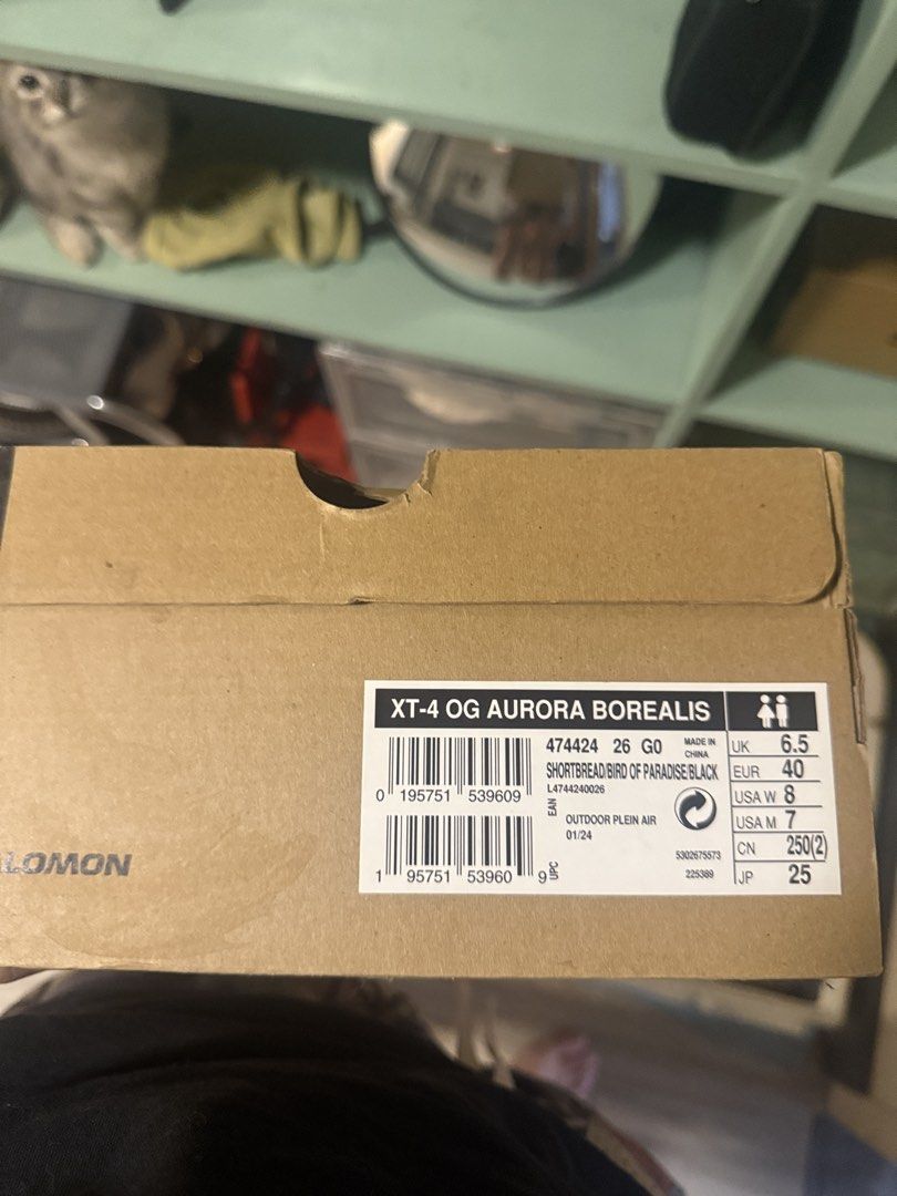 Salomon XT-4 OG Aurora Borealis (Category: Sneakers) located in Manila. Submitted by jannmaika_ (Listing ID 1461528127, Image 3). Description: - Salomon XT-4 OG Aurora Borealis - Colorway: Outdoor Plain Air - Size: US Men's 7 - Includes original box - Ideal for trail running and everyday wear.