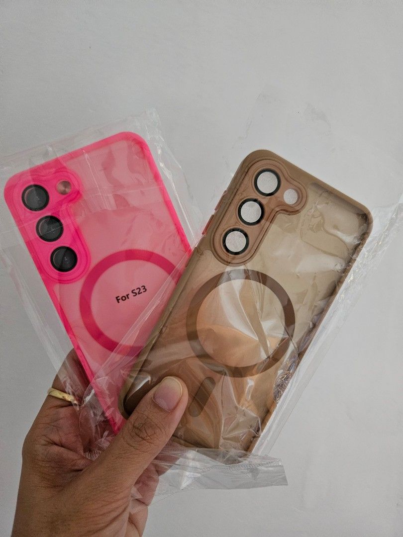 Samsung S23 base Case❤️ (Category: Cases & Sleeves) located in Bulacan. Submitted by anythingbyanj (Listing ID 1461349729, Image 1). Description: For Samsung s23 Base model Case... 350 for 2 Cases...😊.