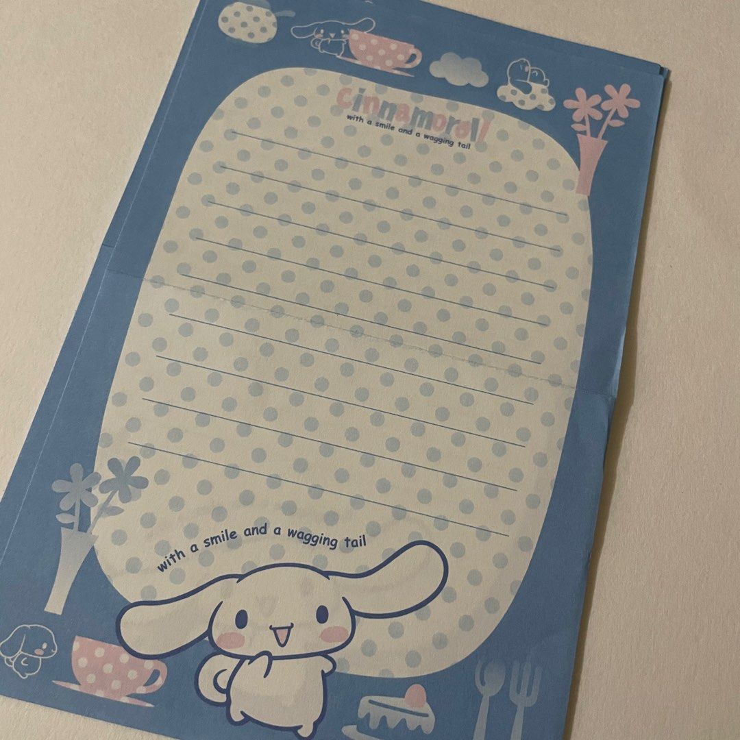 Sanrio Cinnamoroll Letterset (Category: Other Stationery & Craft) located in Butuan. Submitted by paperlueur (Listing ID 1461440335, Image 3). Description: .