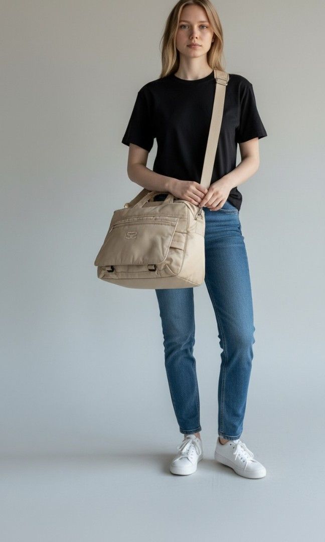 SAVOY NYLON DOCUMENT LAPTOP BAG (Category: Cross-body Bags) located in Las Pinas. Submitted by annachiaonair2037 (Listing ID 1461460263, Image 1). Description: SAVOY NYLON LAPTOP DOCUMENT BAG FROM JAPAN THICK NYLON ADJUSTABLE DETACHABLE STRAP VERY SPACIOUS MULTIPLE COMPARTMENTS H 13" L 15.5" W 7" Disclaimer: I am not affiliated with, associated with, or authorized by any of the brands featured posted. Any mention of brand names, trademarks, or lo