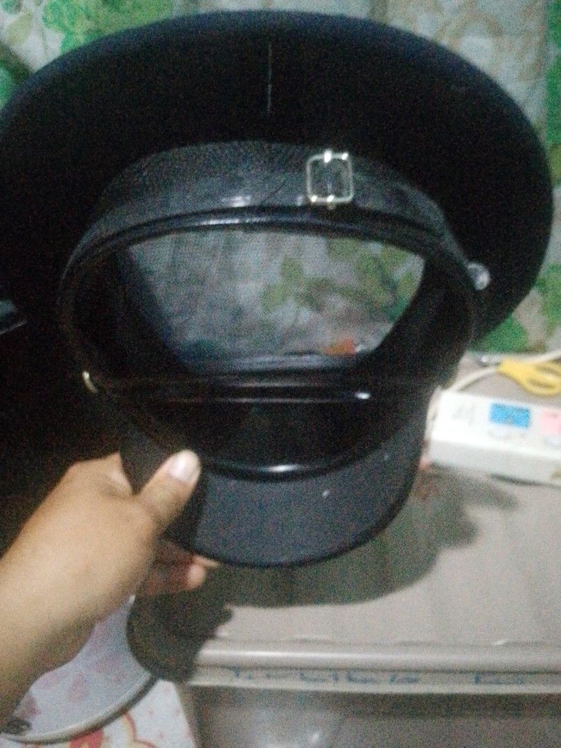 Security Guard Cap with Emblem (Category: Caps & Hats) located in Manila. Submitted by chollo24 (Listing ID 1461327235, Image 3). Description: - Black security guard cap - Features official emblem on the front - Adjustable strap for a comfortable fit - Breathable mesh lining inside - Ideal for security personnel or collectors.