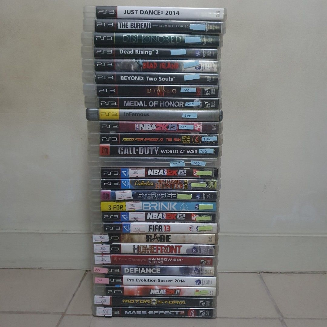 Selling 50+ Sony PS3 Videogames 1/4 Set (Category: PlayStation) located in Quezon City. Submitted by itemsforadoption (Listing ID 1461431223, Image 3). Description: Item: Selling 50+ Sony PS3 Videogames 1/4 Set Pricelist: 200 - Adidas Mi Coach 200 - Sports Champions (no manual) 200 - God Of War (Jpn) (no manual) 200 - Final Fantasy XIII (Jpn) (no manual) 200 - Final Fantasy XIII-2 (Jpn) (no manual) 200 - NBA2k14 (Jpn) (plays in english and no man