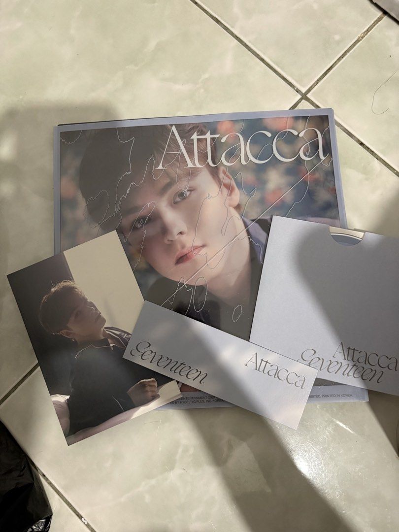 SEVENTEEN Attacca Album VERNON version (Category: K-Wave Merchandise) located in Manila. Submitted by shaichives (Listing ID 1461354396, Image 1). Description: inclusions are what’s in the picture only rfs: decluttering loc: malate manila mop: gcash, bank transfer (SF shouldered by buyer) mod: lalamove, lbc.