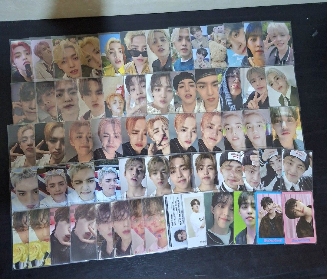 Seventeen PC Collection (mostly Scoups) (Category: K-Wave Merchandise) located in Manila. Submitted by lulu.hauz (Listing ID 1461327052, Image 1). Description: Seventeen Scoups PC collection ☆ No scratches/flaws ☆ Slightly nego ☆ Can add more freebies wts lfb ph svt seventeen scoups jeonghan joshua hoshi wonwoo jun woozi dk mingyu minghao seungkwan vernon dino pc album Pls dm me if u have inquiries (*^^*).