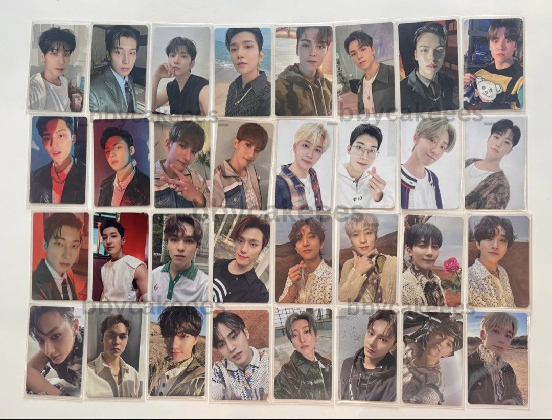 SEVENTEEN PHOTOCARDS (105pcs) (Category: K-Wave Merchandise) located in Manila. Submitted by aaaeiou_ (Listing ID 1461558482, Image 1). Description: WTS LFB SVT full quitting sale - seventeen set 105pcs 7,500 (nego) ↦ payo, can nego terms ↦ ❌ to sensitive (kept sleeved and stored safely in a binder, near-mint to mint condition) ↦ can look for kahati/host hatian ↦ will ship to 1 address only, can do meetups around/near Mandaluyong City 🔖 svt, sev