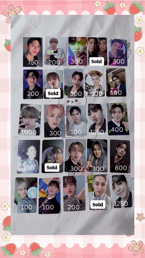 SEVENTEEN SVT Photocards (Category: K-Wave Merchandise) located in Manila. Submitted by tk0613 (Listing ID 1461495912, Image 1). Description: - Official SEVENTEEN Photocards available - Includes members: S.Coups, Vernon, Wonwoo, Joshua, Hoshi, Mingyu - can tingi. dm if interested - final price posted. x low ballers x sensi buyers can do 2 weeks dop, with 30% nrdp .