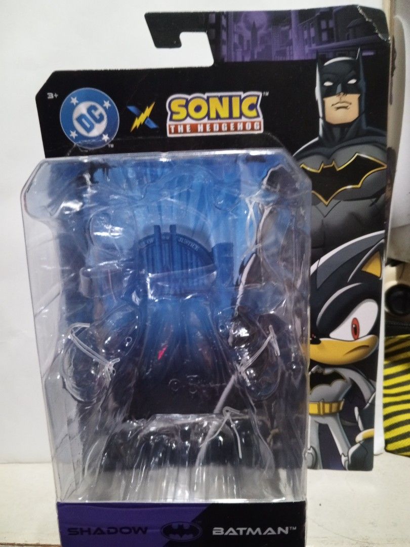 Shadow Batman Action Figure Sonic The Hedgehog x DC Comics (Category: Figurines & Statues) located in Makati City. Submitted by marcie_i (Listing ID 1461506682, Image 2). Description: - Shadow the Hedgehog x Batman Crossover Action Figure - still has box, only taken out once for pictures.