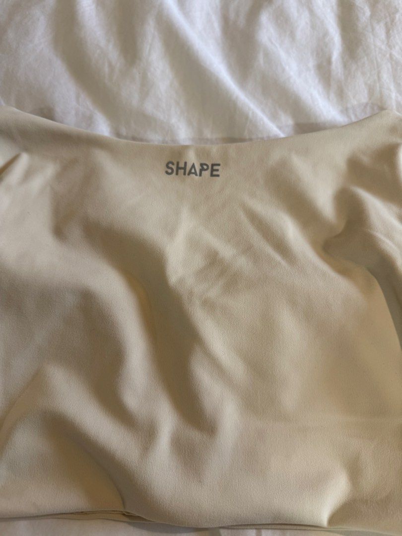 SHAPE Long Sleeve Square Neck Crop Top Beige (Category: Longsleeves) located in Quezon City. Submitted by zlsmrar (Listing ID 1461326361, Image 3). Description: - Beige long sleeve crop top from SHAPE - Features a stylish square neckline - Ribbed texture detail on the bust - Made from comfortable, stretchy material - Versatile for layering or wearing on its own - Effortlessly stylish and comfortable.