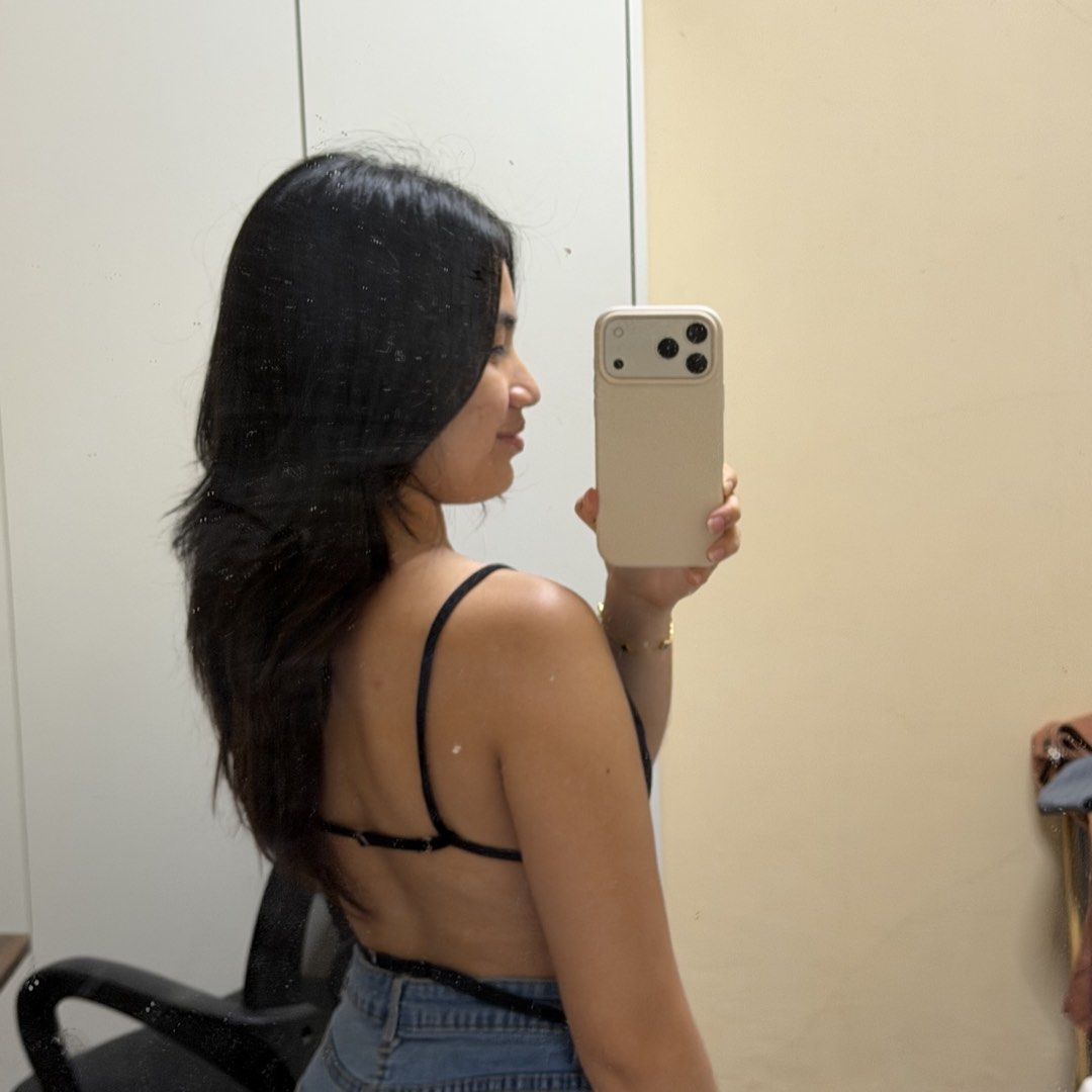 shein black backless top (Category: Blouses) located in Bacoor. Submitted by ynnasdrawer (Listing ID 1461416753, Image 2). Description: - xs to s - used once - adjustable straps! - rfs: decluttering .