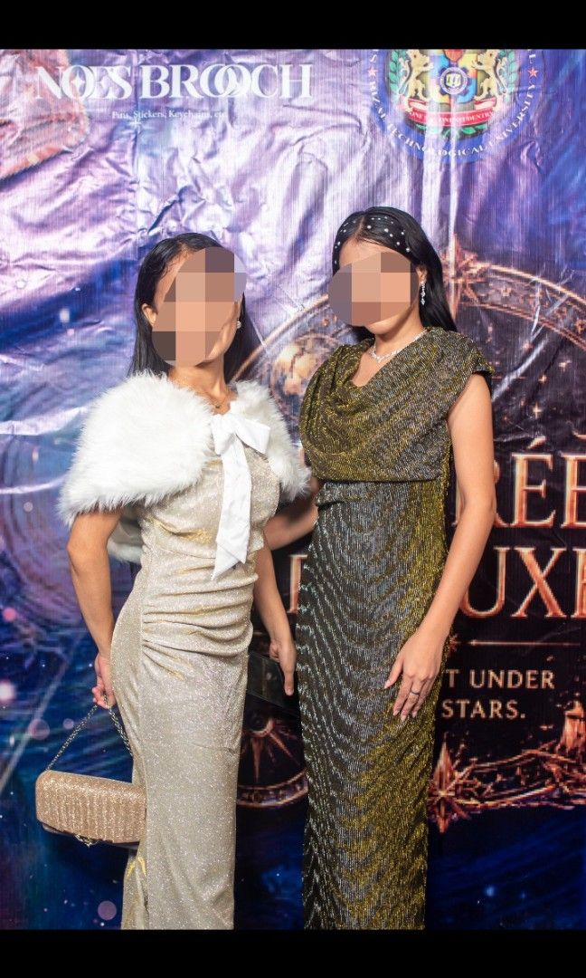 SHEIN GOLD DRESS (Category: Evening dresses & gowns) located in Manila. Submitted by tine121317 (Listing ID 1461517032, Image 2). Description: Once lang po sinuot for Gradball.