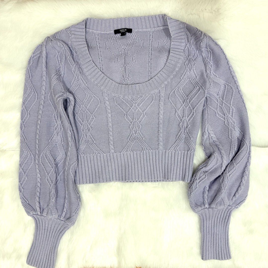 Shein Premium Lavender Knit Longsleeves (Category: Longsleeves) located in Legazpi City. Submitted by lezarellesque (Listing ID 1461429152, Image 1). Description: Used thrice Please read :)) 1. Kindly refrain from asking for when worn photos. I will include them in the listing if I have. 2. Last price posted as I bought these at higher costs and I barely used them. Just letting them go at lower prices to make space in my closet. I will indicate i