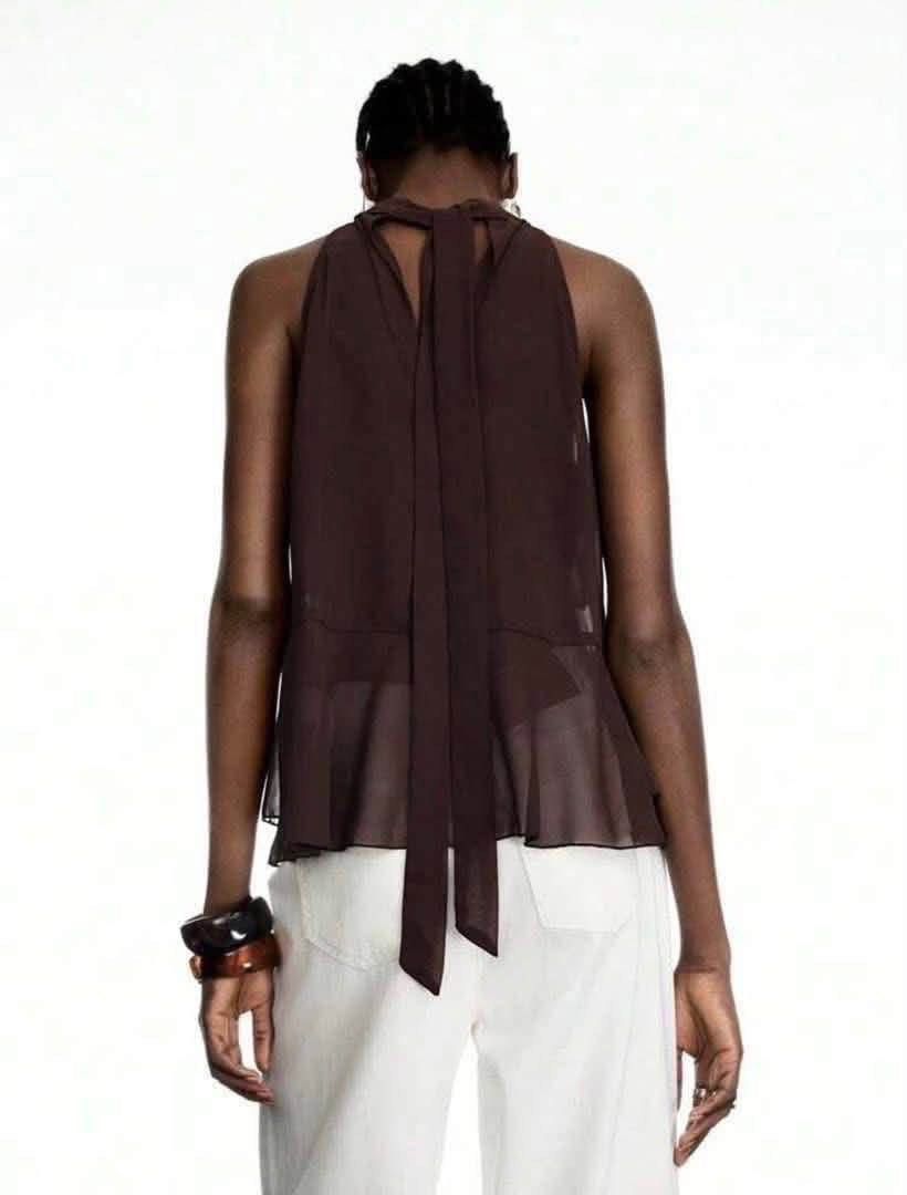 Shein Ruffles Top (Category: Others Tops) located in Manila. Submitted by declutters.wrdrb (Listing ID 1461486810, Image 2). Description: .