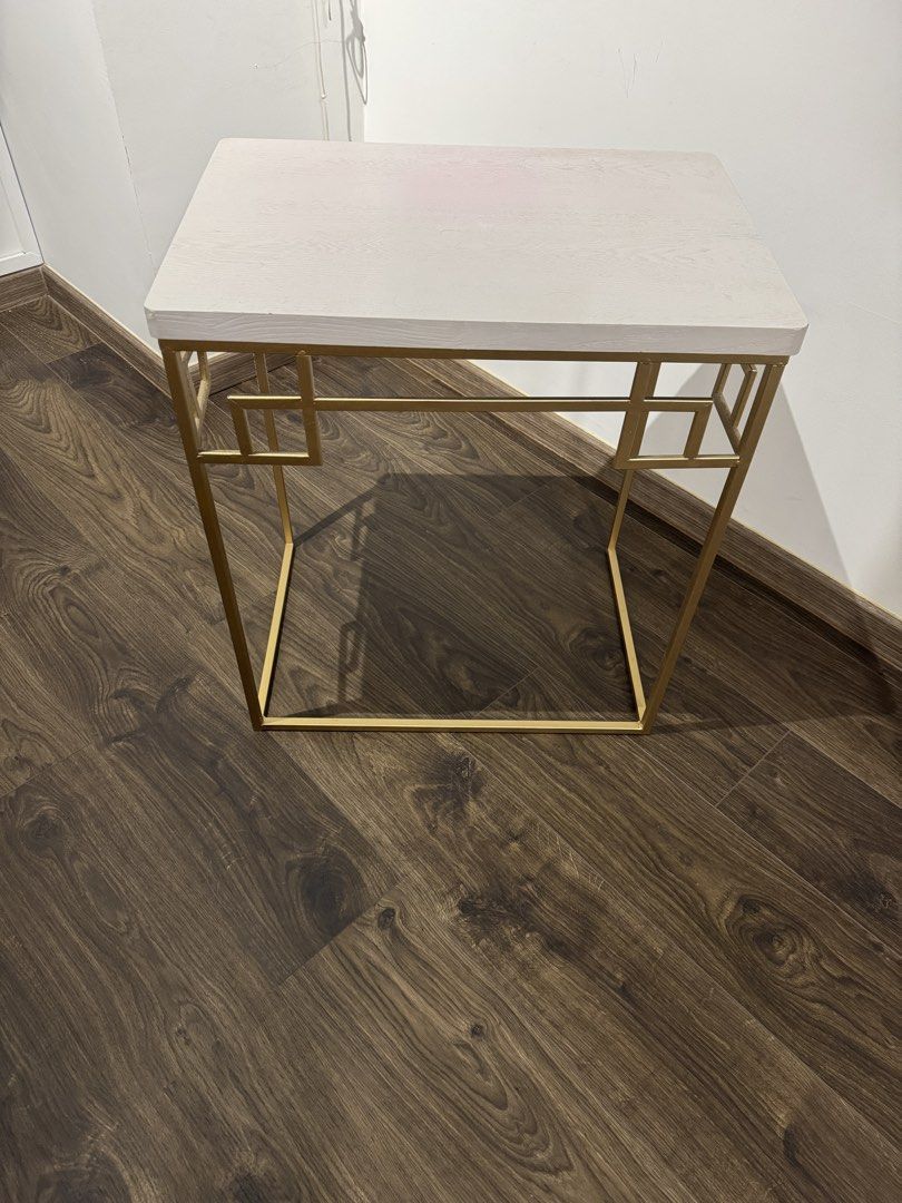 Side table (Category: Tables & Sets) located in Singapore. Submitted by lux_t (Listing ID 1461512540, Image 1). Description: Side table for sale Measurement 39.5 cm x 57.5cm H 64.5 cm Purchased from blessed brothers Cash n carry from my residence .