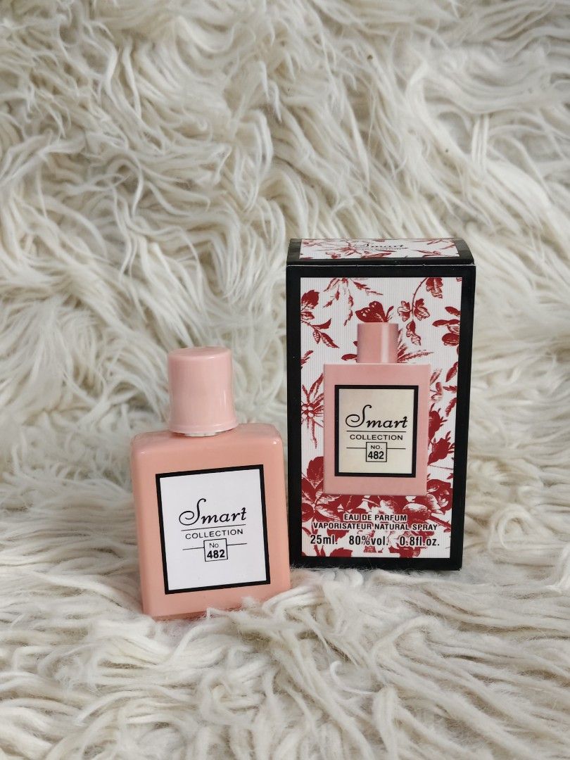 Smart Collection No. 482 Eau de Parfum 25ml (Category: Fragrance & Deodorants) located in Manila. Submitted by jacjacsantos08 (Listing ID 1461372113, Image 1). Description: Gucci Bloom 🌸🤍 A rich, romantic floral scent that feels like stepping into a garden in full bloom. Gucci Bloom is feminine, elegant, and beautifully fresh, with creamy white florals that create a sophisticated and memorable fragrance. 🌸 Scent vibe: Floral • White Florals • 