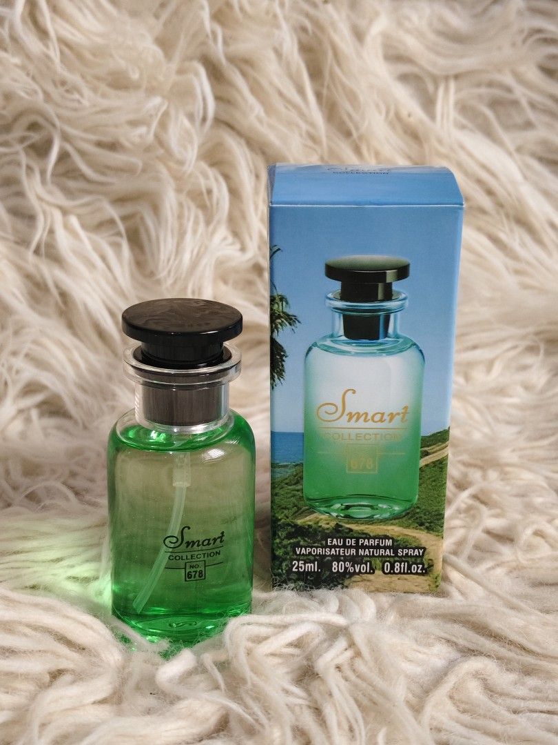 Smart Collection No. 678 Eau de Parfum 25ml (Category: Fragrance & Deodorants) located in Manila. Submitted by jacjacsantos08 (Listing ID 1461377164, Image 1). Description: Louis Vuitton Imagination 🩵✨ Fresh, bright, and effortlessly sophisticated. Imagination is a clean citrus-amber fragrance with refreshing bergamot, ginger, neroli, and a smooth tea-like warmth. It smells crisp, luxurious, and incredibly well put-together. 🩵 Scent vibe: Citru