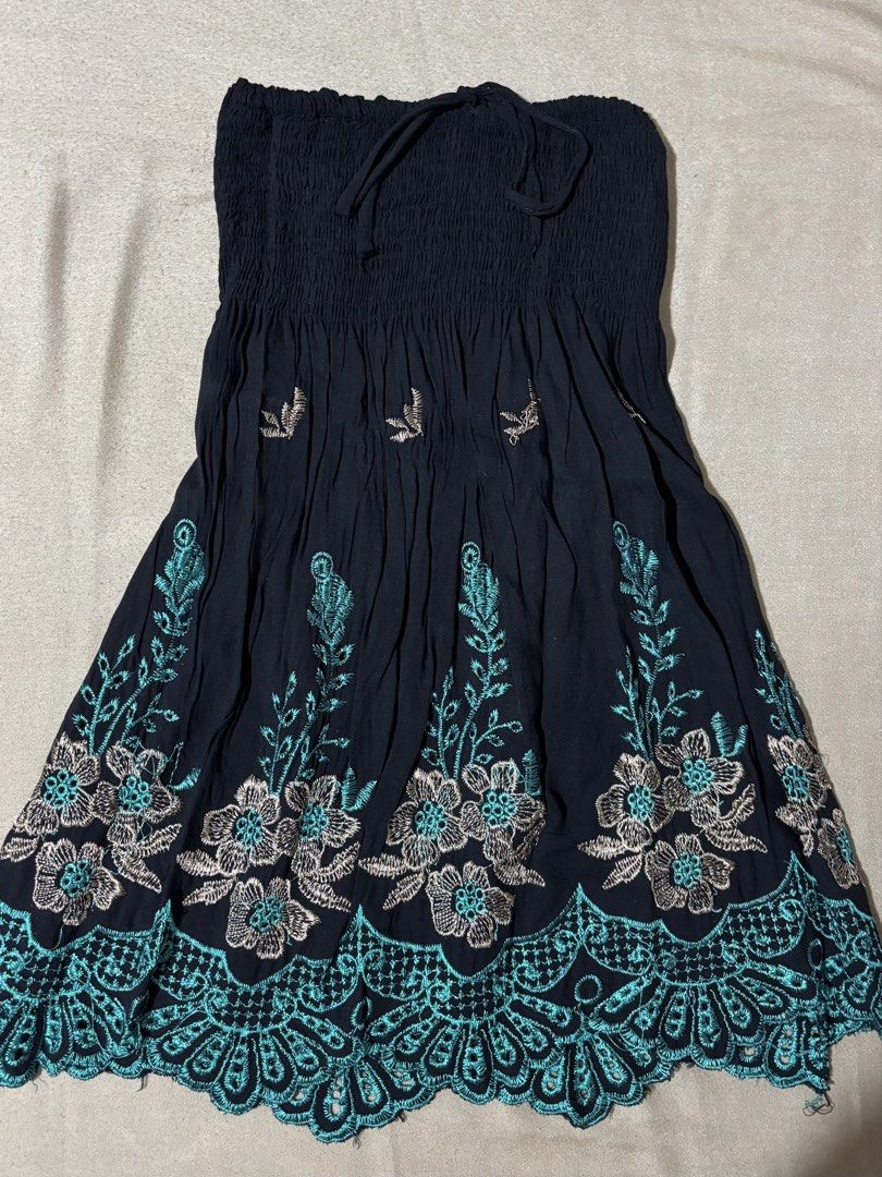 Smocked skirt/dress (Category: Dresses) located in Manila. Submitted by violet04 (Listing ID 1461562023, Image 1). Description: can be used as a midi skirt or dress. Used once, xs-m.