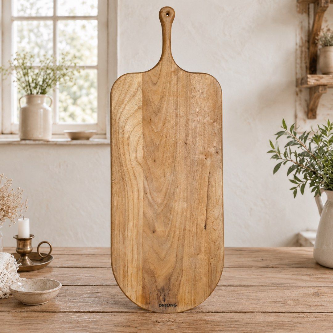 Solid Wooden Long Chopping Board, DTONG (Category: Other Kitchenware & Tableware) located in Quezon City. Submitted by handpickedecors (Listing ID 1461528457, Image 2). Description: Solid Wooden Long Chopping Board, DTONG 850.00 Size: 22”H x 10”L x 1.5”W *sign of usage.