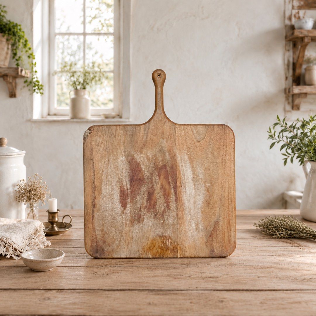 Solid Wooden Rectangular Choping Board, DTONG (Category: Other Kitchenware & Tableware) located in Quezon City. Submitted by handpickedecors (Listing ID 1461528670, Image 2). Description: Solid Wooden Rectangular Choping Board, DTONG 850.00 Size: 16”H x 18”L x 1.5”W *sign of usage.