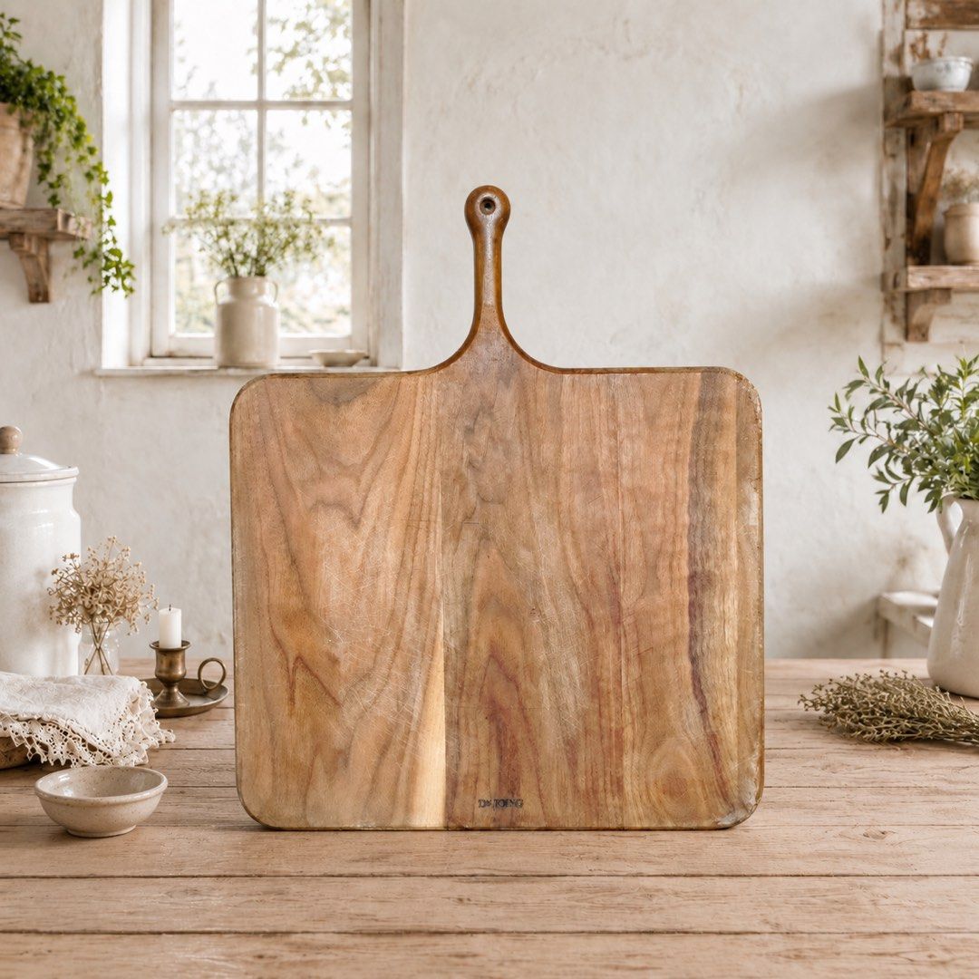 Solid Wooden Rectangular Choping Board, DTONG (Category: Other Kitchenware & Tableware) located in Quezon City. Submitted by handpickedecors (Listing ID 1461528670, Image 1). Description: Solid Wooden Rectangular Choping Board, DTONG 850.00 Size: 16”H x 18”L x 1.5”W *sign of usage.