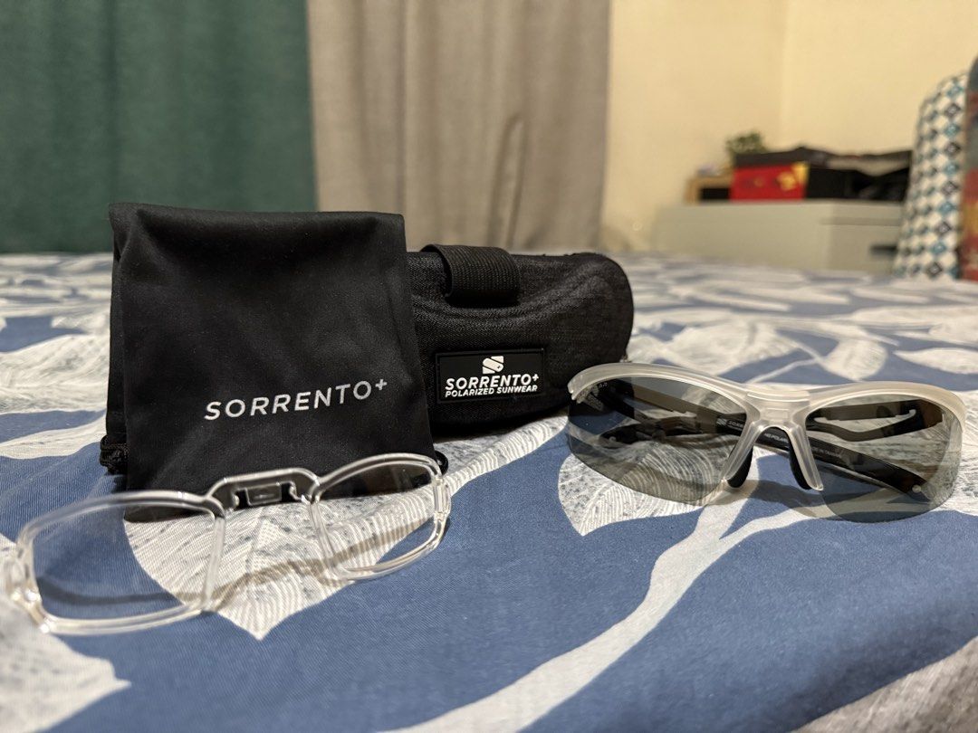 Sorrento Polarized Sunglasses with Rx-Insert (Category: Sunglasses & Eyewear) located in Rizal. Submitted by richmond0898 (Listing ID 1461418907, Image 1). Description: FOR SALE: Sorrento Trainer Polarized Sunglasses with Rx-Insert 👓 Condition: Like New • Polarized / Photochromic color • Fitting/try-on only • Never used for actual sports activities • No issues / in good condition RFS: Changed my mind 💰 Price: ₱1,300 FIXED 📍 Location: San Mateo