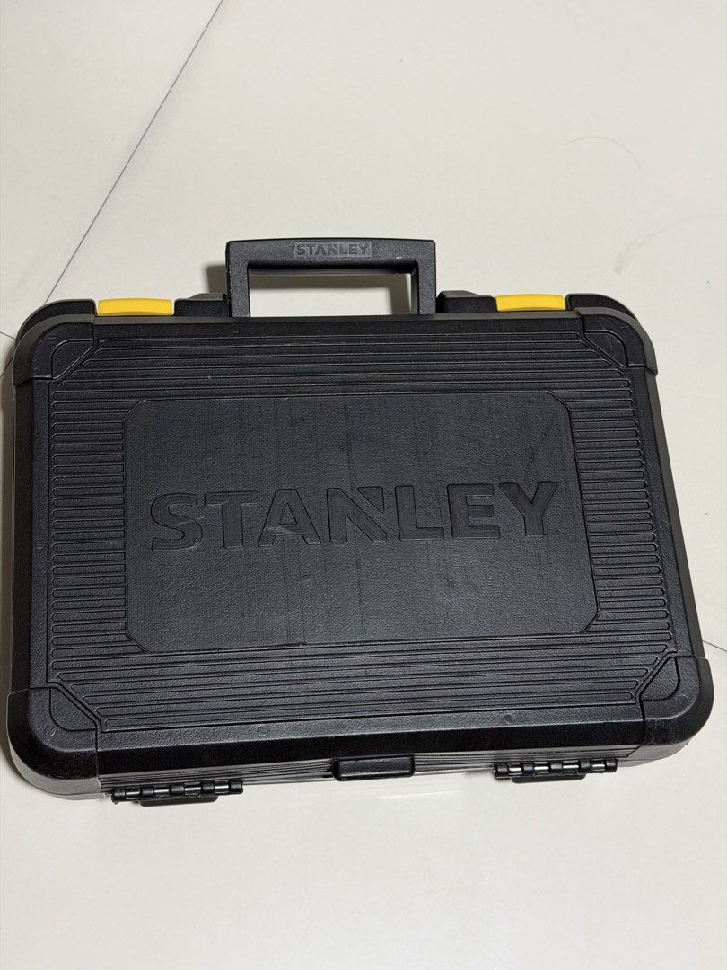 Stanley 800W 13mm Impact Drill Value Pack with Accessories (Category: Construction Tools & Equipment) located in Pasig City. Submitted by prelovedraphxsell (Listing ID 1461466155, Image 3). Description: - Stanley 800W 13mm Impact Drill - Includes 40-piece accessory value pack - Accessories: drill bits, hammer, tape measure, and, level - Comes in a durable carrying case - Ideal for home DIY projects.
