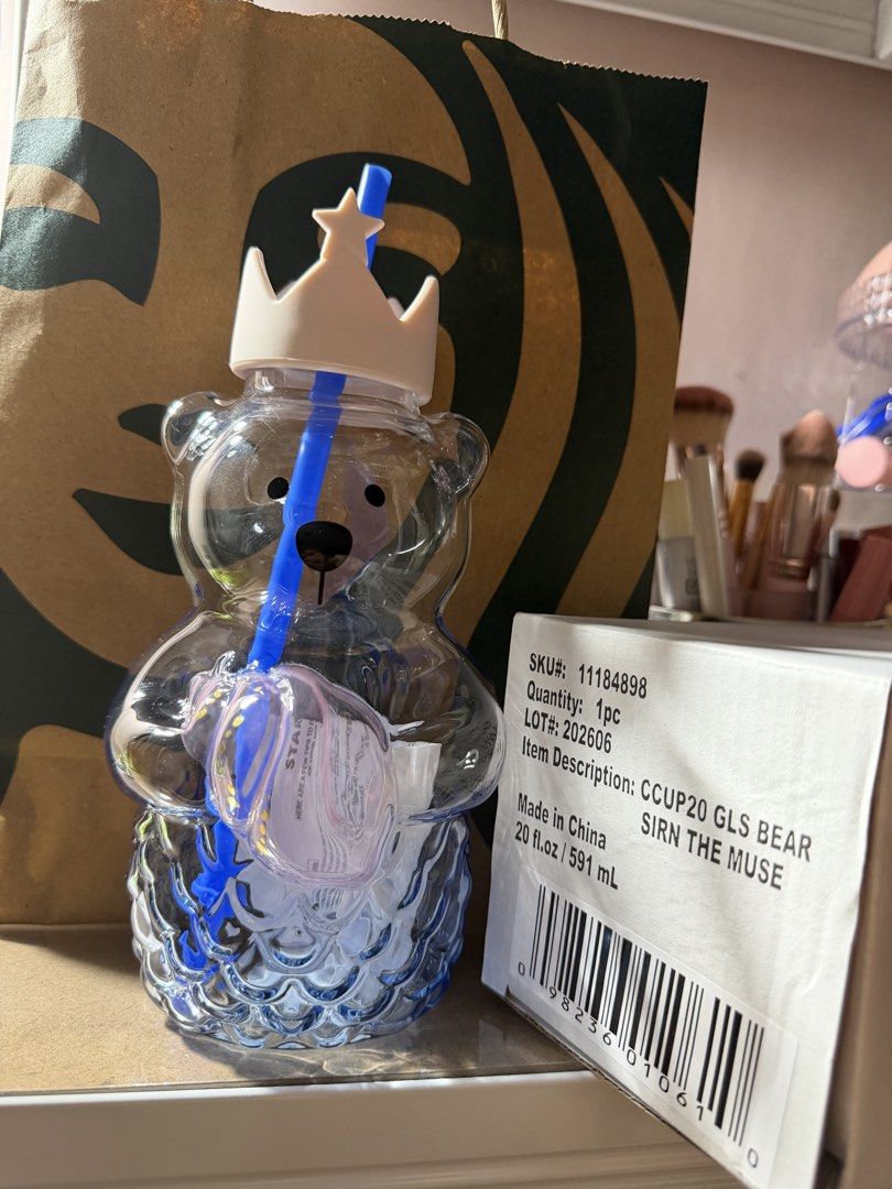 Starbucks Siren Bearista (Category: Coffee & Tea Tableware) located in Subic. Submitted by kristinebelleza (Listing ID 1461560738, Image 2). Description: Siren Bearista - complete inclusion - box, paper bag, and receipt 🤎 - Olongapo City, Zambales 📍 - ₱2,500🐚.