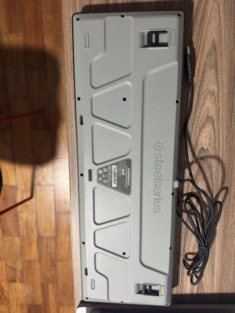 Steelseries Apex 150 RGB Gaming Keyboard (Category: Computer Keyboard) located in Quezon City. Submitted by kevintejano (Listing ID 1461503902, Image 2). Description: Steelseries Apex 150 RGB Gaming Keyboard Condition: Barely Used (All keys working) SteelSeries Quick Tension switches 5-zone RGB Slight yellowing on white color Purchased from Data Blitz No Box ₱1.35k Meet-ups at Robinsons Magnolia/Gilmore Area/Greenhills Cash/Bank Transfer/Gcash De