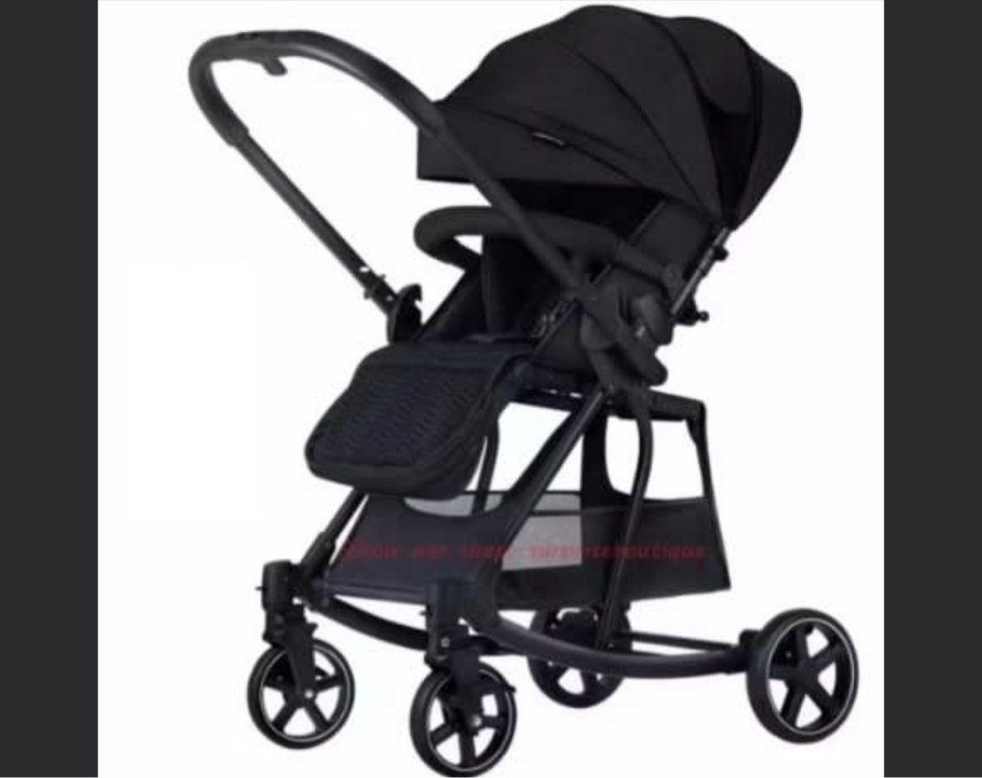 Stroller / Rocker (Category: Strollers) located in Pasig City. Submitted by dncthrn (Listing ID 1461423714, Image 3). Description: Baby Stroller/Rocker - No issue - All black - Canopy included - Sleek design with black wheels - Perfect for daily outings and mall trips - Comfortable and safe for your little one - Easy and convenient handle for maneuvering - Storage basket underneath Meetups available in Araneta City or other accessible locations i