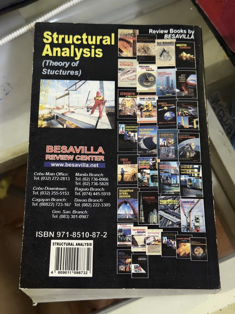 Structural Analysis Book (Category: Textbooks) located in Calasiao. Submitted by lattekid (Listing ID 1461446627, Image 2). Description: Barely used, left on stock. .