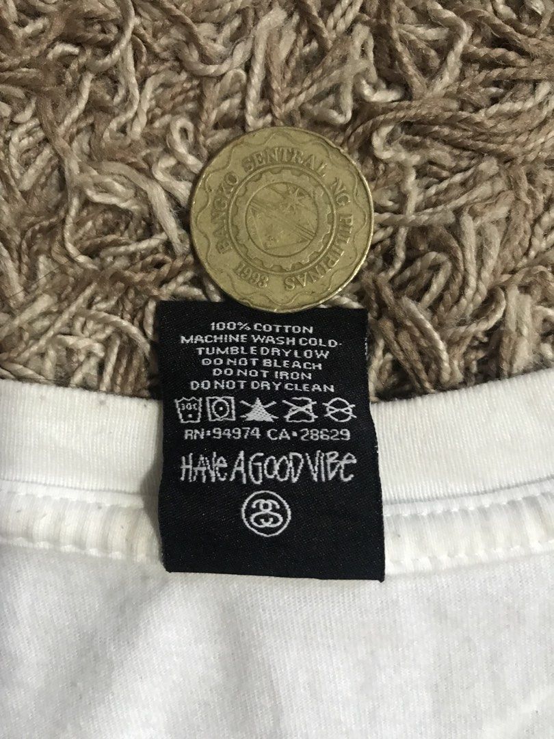 STUSSY (Category: Tshirts & Polo Shirts ) located in Kitcharao. Submitted by ialyga08 (Listing ID 1461394203, Image 3). Description: Size: XXL Dimes: 20x29 Issue: Minimal/Washable stain Very Good Condition No Side Stitch .