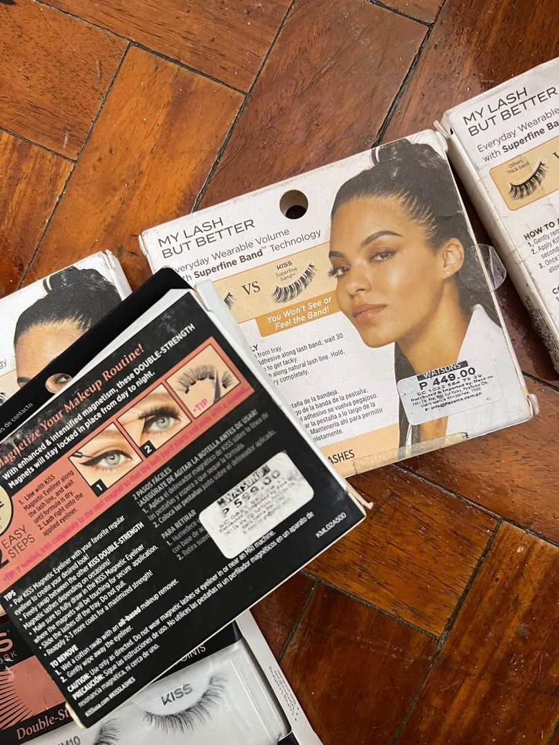 Take All Kiss Lashes (Category: Makeup) located in Bulacan. Submitted by karisma_noverra (Listing ID 1461357038, Image 2). Description: 500 to per piece. Selling as a set. No more tawad na. .