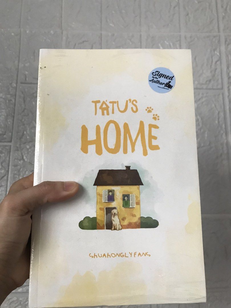 Tatu's Home by Chuahonglyfang - Signed Author Copy (Category: Storybooks) located in Pilar. Submitted by dhelsomera20308 (Listing ID 1461351621, Image 1). Description: - Signed copy of "Tatu's Home" by Chuahonglyfang - Published by Psicom - Features Tatu, a dog in the pound, and Samuel, a shelter staff member - A heartwarming story about finding the best compromise and a loving home - Perfect for dog lovers and those who enjoy touching tales.