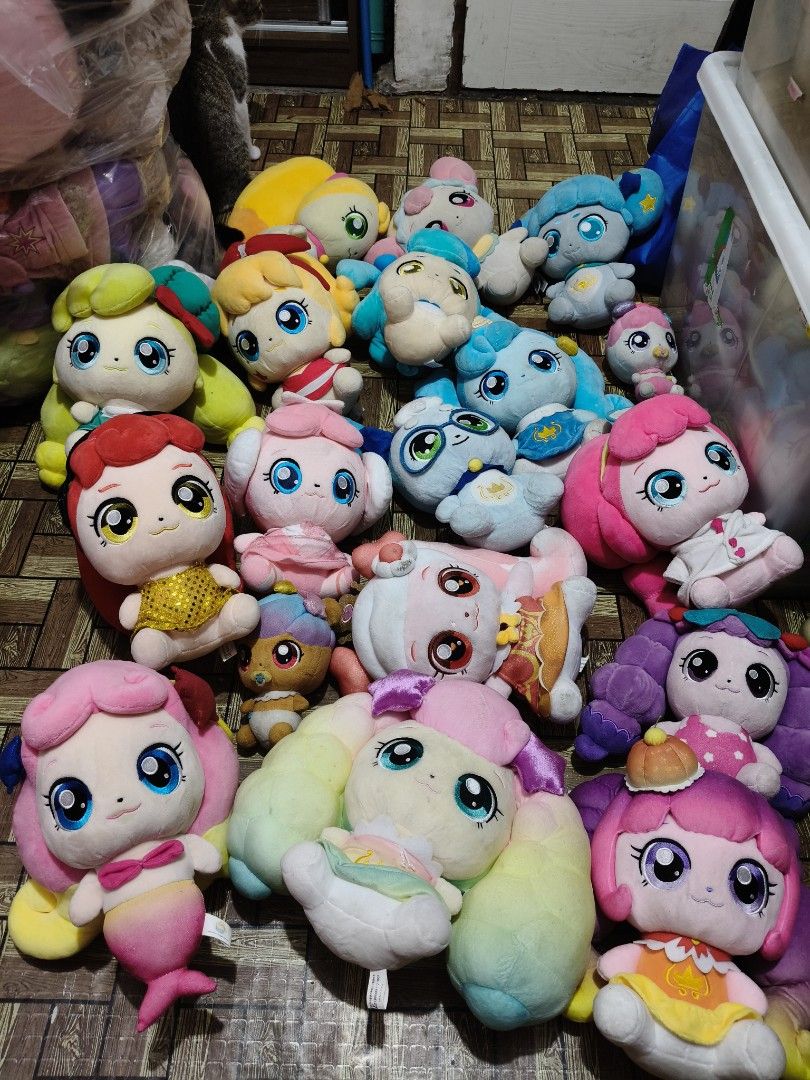 Teenieping for Take ALL (Category: Plushies & Soft Toys) located in Manila. Submitted by kathylandia (Listing ID 1461457596, Image 1). Description: - Assorted cute plush toys available - Features various characters and sizes - Includes mermaid and animal-themed plushies - Ideal for collectors or as thoughtful gifts - Don't miss out - grab them all!.