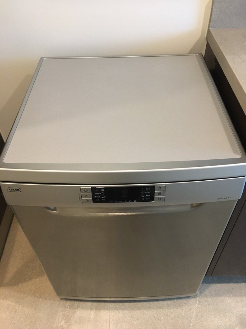 Tekno freestanding dishwasher 60cm like NEW (Category: Dishwasher) located in Makati City. Submitted by savedeal (Listing ID 1461206514, Image 1). Description: Tekno TDW-7000TIX 60cm freestanding dishwasher Excellent condition (Like new) - used only 2-3 times Buyer to arrange pick-up in Rockwell Power Plant mall, Makati Dimensions: L 61 x W 59.8 x H 84.5 (cm) Gross weight: 53kg Net weight: 47kg 8 Wash programs Auto (150 min) Intensive (175 min) N