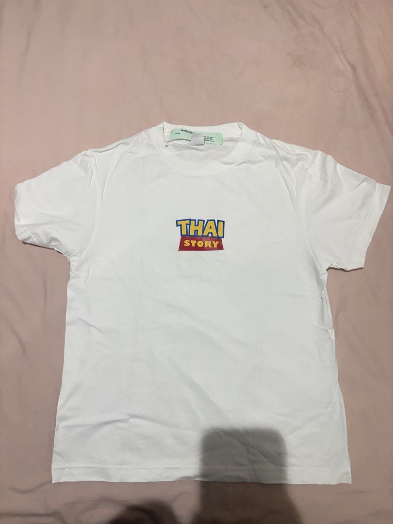 Thai Story Medium Tshirt (Category: Tshirts & Polo Shirts ) located in Bacolod City. Submitted by fffurour (Listing ID 1461449748, Image 3). Description: 𑣲⋆ medium on tag can fit up to L 𑣲⋆ only worn once 𑣲⋆ bought in bkk shipping deets 𑣲⋆ loc: bcd 𑣲⋆ courier: jnt buyer shoulders sf .