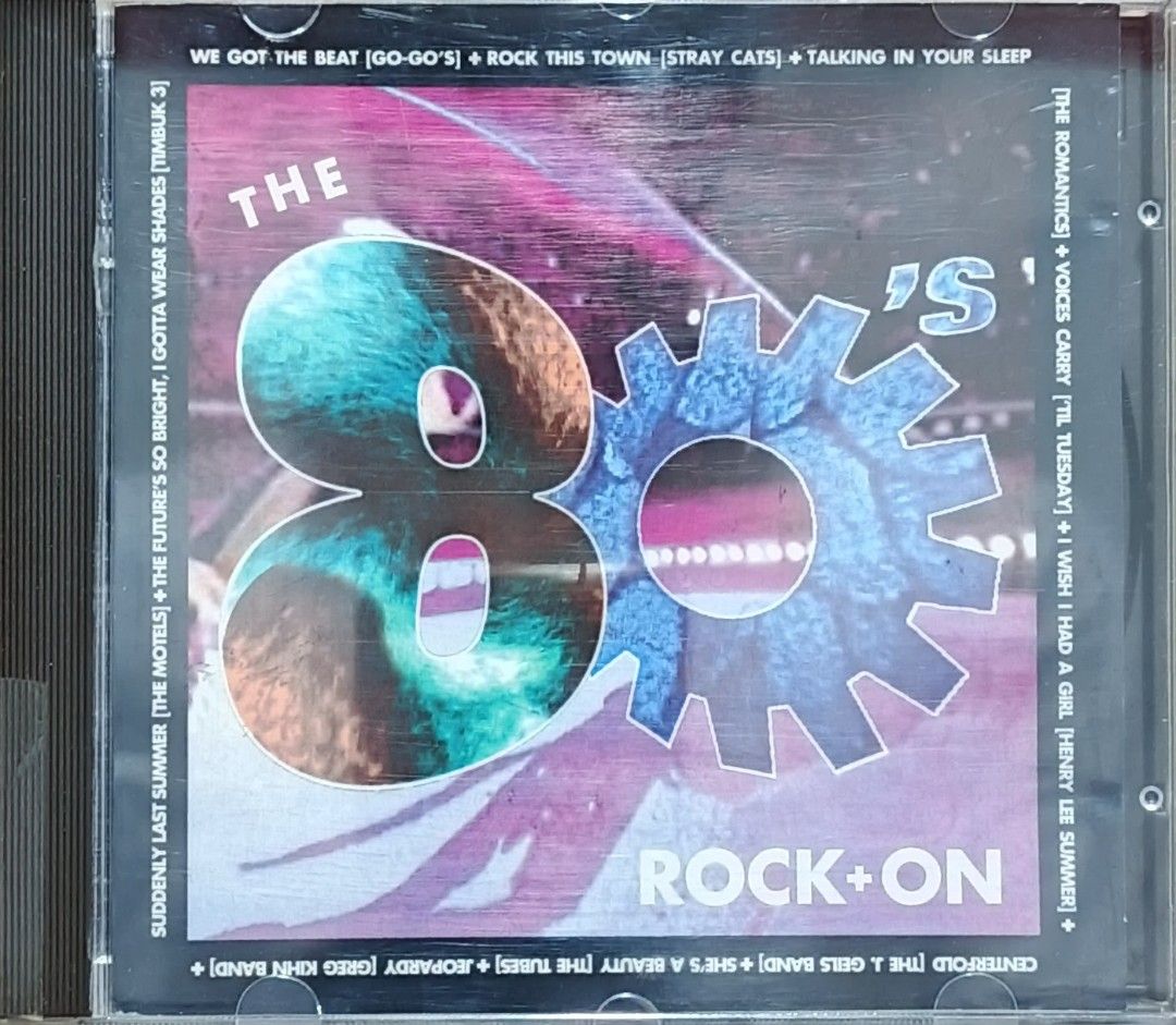 The 80's Rock On CD Compilation (Category: CDs & DVDs) located in Manila. Submitted by ruelcabrer77078 (Listing ID 1461546907, Image 1). Description: - Compilation CD featuring hits from the 1980s. - Includes tracks by Go-Go's, Stray Cats, The Romantics, The J. Geils Band, and more. - Released in 1994. - A great collection for fans of 80s rock music..
