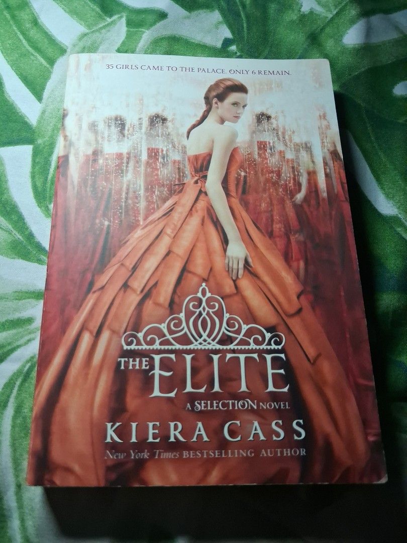 The Elite by Kiera Cass - A Selection Novel (Category: Storybooks) located in Ligao. Submitted by mavrnmlt (Listing ID 1461398494, Image 1). Description: - The Elite, Book 2 of The Selection Series by Kiera Cass - Paperback edition - Young Adult Dystopian Romance genre - Continues America Singer's story in the palace - Ideal for fans of The Selection series.