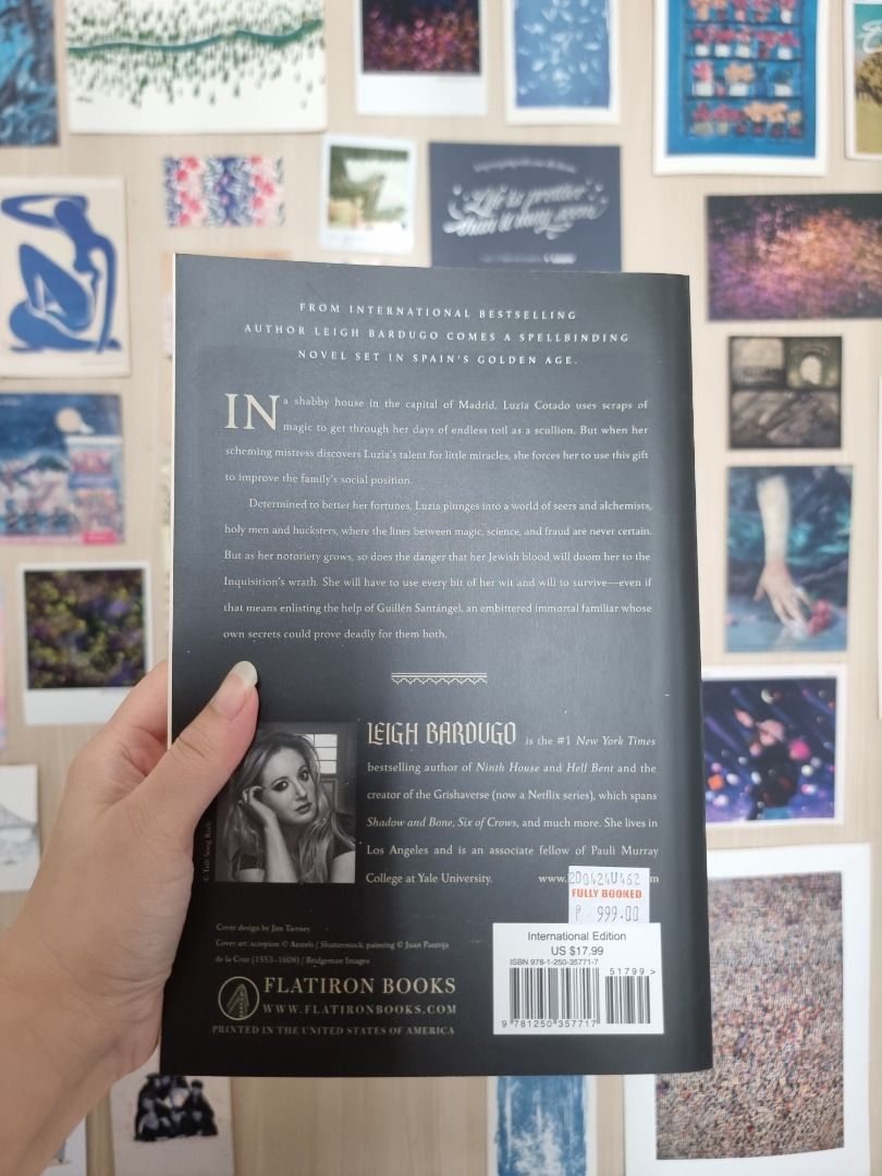 The Familiar by Leigh Bardugo (Category: Storybooks) located in Manila. Submitted by meryl_ (Listing ID 1461404426, Image 3). Description: Copy bought from Fully Booked in May 2024. Generally in good condition without creases, folds, or annotations, but with some very minimal spots of foxing along the edges..