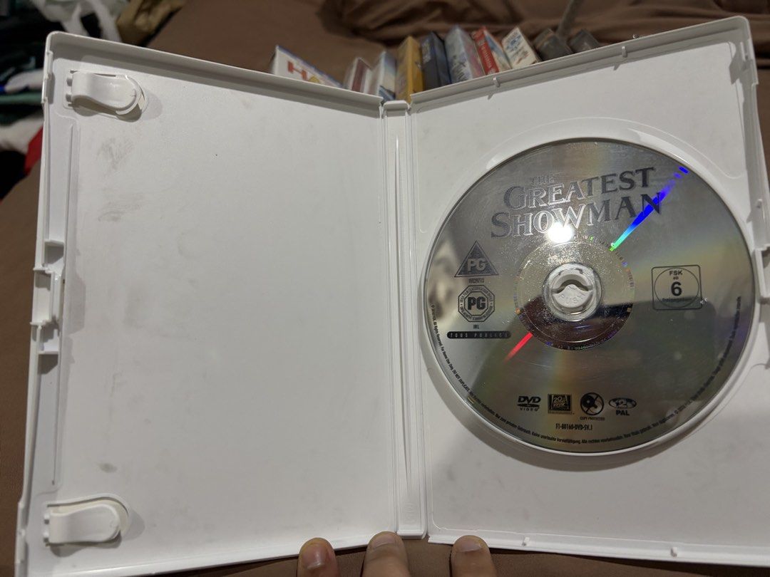 The Greatest Showman DVD (Category: CDs & DVDs) located in Caloocan City. Submitted by gamegirl97 (Listing ID 1461390816, Image 3). Description: - The Greatest Showman DVD - Starring Hugh Jackman, Zac Efron, and Zendaya - Special Features: Singalong, Behind-the-Scenes - Genre: Musical, Family Film - Rating: PG - Perfect for family entertainment!.