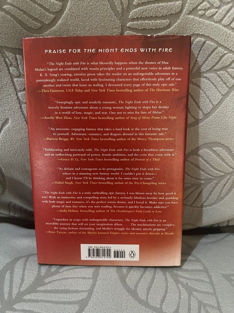 The Night Ends with Fire Deluxe Edition (Hardcover) (Category: Storybooks) located in Subic. Submitted by thebookowl (Listing ID 1461326431, Image 2). Description: Please avoid asking questions that are already on this post: Authentic - Deluxe Edition With sprayed and stenciled edges No spine crease No tanning No foxing With dust jacket dents at the back due to shipping Please refer to photos Last price posted Available unless posted otherwise.